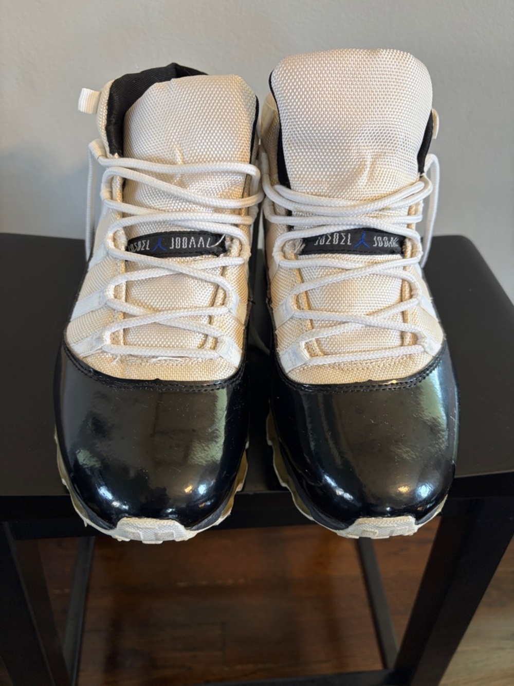 Jordan Men's Athletic Sneakers in White and Black